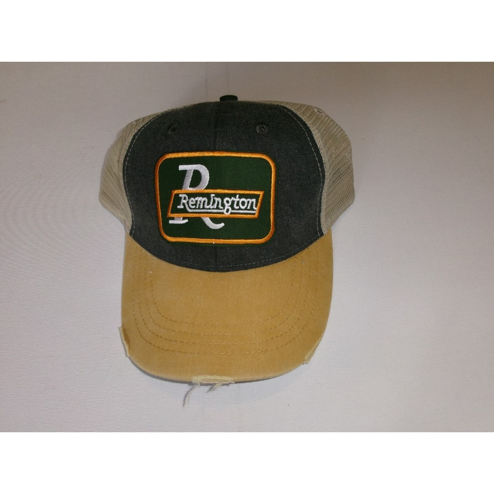 REMINGTON DISTRESSED HUNTING FIREARM BEACH GOLF Y2K 00S HAT CAP VINTAGE J2